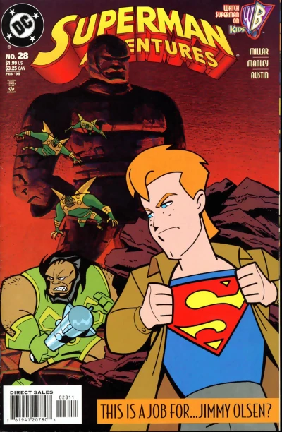 Cover of Jimmy Olsen versus Darkseid