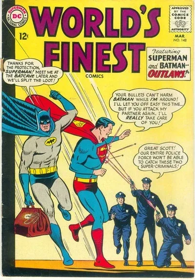 Cover of Superman and Batman- Outlaws!
