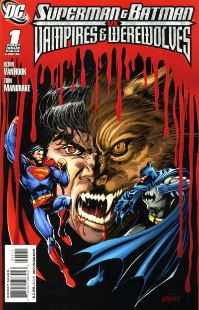 Cover of Superman and Batman vs. Vampires and Werewolves