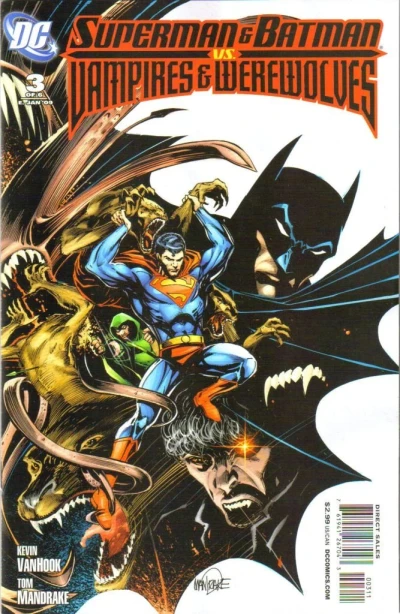 Cover of Superman and Batman vs. Vampires and Werewolves