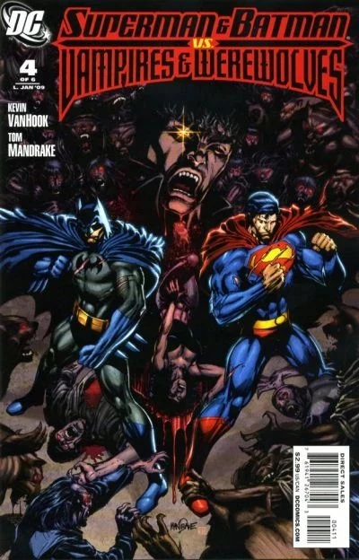 Cover of Superman and Batman vs. Vampires and Werewolves