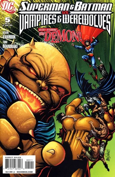 Cover of Superman and Batman vs. Vampires and Werewolves