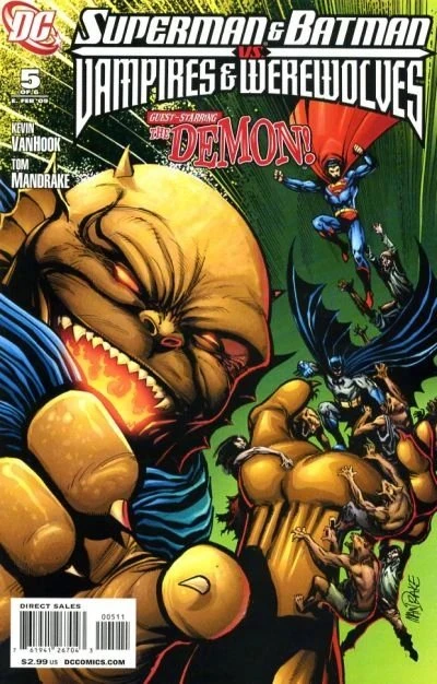 Cover of Superman and Batman vs. Vampires and Werewolves