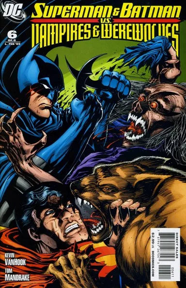 Cover of Superman and Batman vs. Vampires and Werewolves