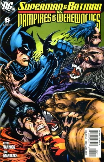 Cover of Superman and Batman vs. Vampires and Werewolves