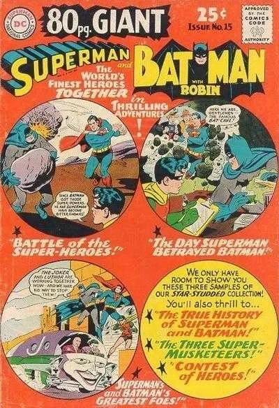 Cover of Superman and Batman With Robin