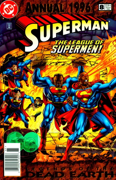 Cover of Legends of the dead Earth: The League of Supermen