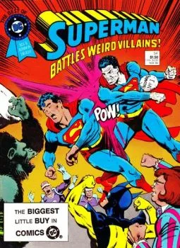 Cover of Superman Battles Weird Villains!