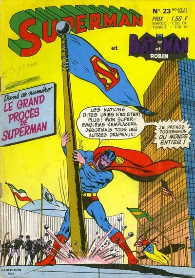 Cover of Le grand Proces de Superman