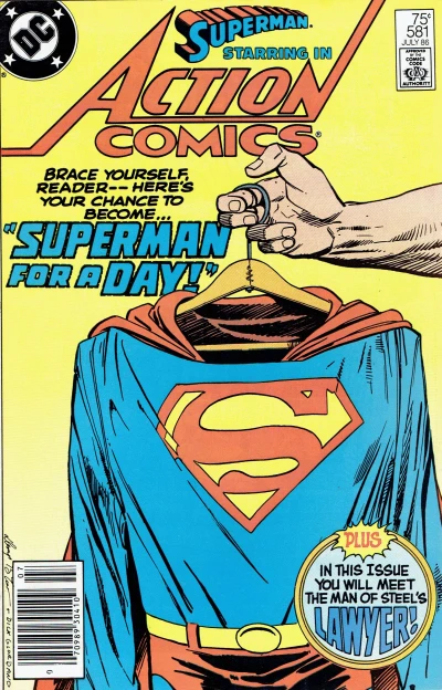 Cover of Superman for a Day!; Even a Superman needs a Lawyer!