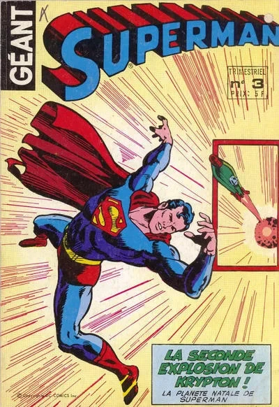 Cover of La Seconde Explosion de Krypton!