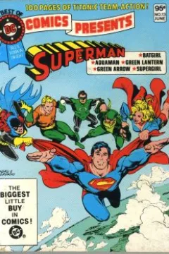 Superman in Team-Up Action