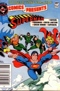 Superman in Team-Up Action