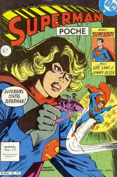 Cover of Supergirl contre Superman!