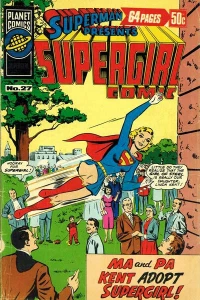 Ma and Pa Kent Adopt Supergirl