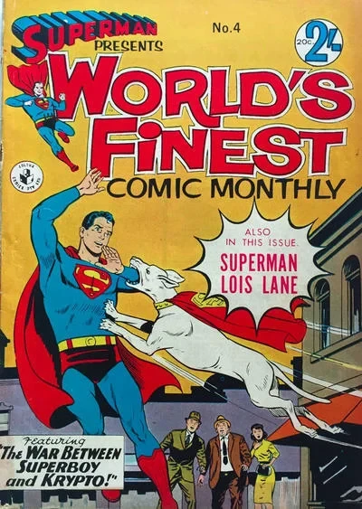 Cover of The War Between Superboy and Krypto!