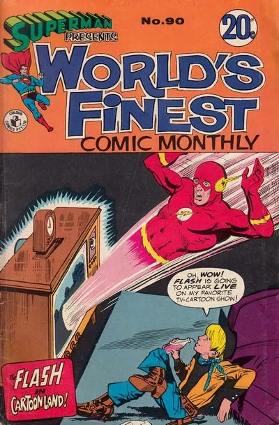 Cover of The Flash in Cartoon Land!