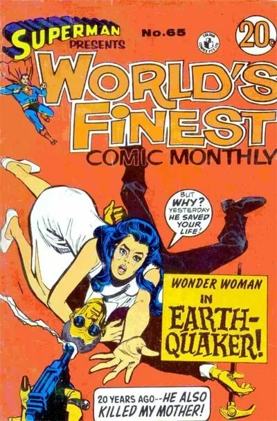 Cover of Wonder Woman in Earthquaker!