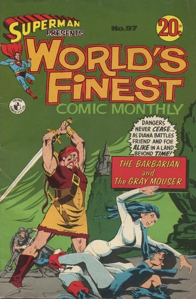 Cover of The Barbarian and The Gray Mouser