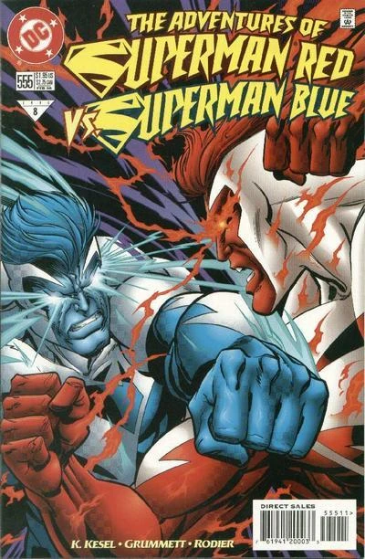 Cover of Superman Red vs. Superman Blue