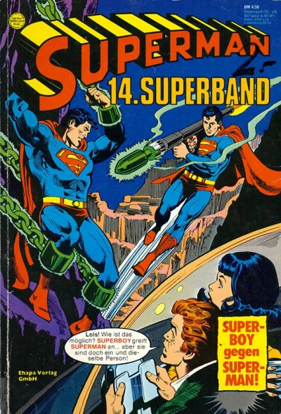 Cover of Superboy gegen Superman!