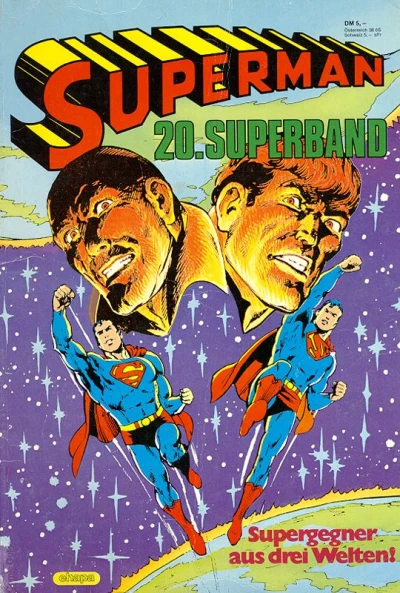 Cover of Supergegner aus drei Welten!