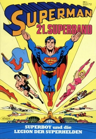 Cover of Superboy und die Legion Der Superhelden