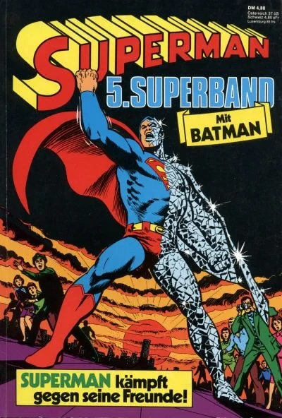 Cover of Superman kämpft gegen seine Freunde!