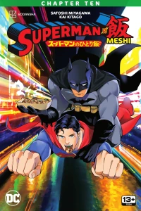 Superman vs Lex Luthor vs Gyoza King's Crab Omelet Over Rice