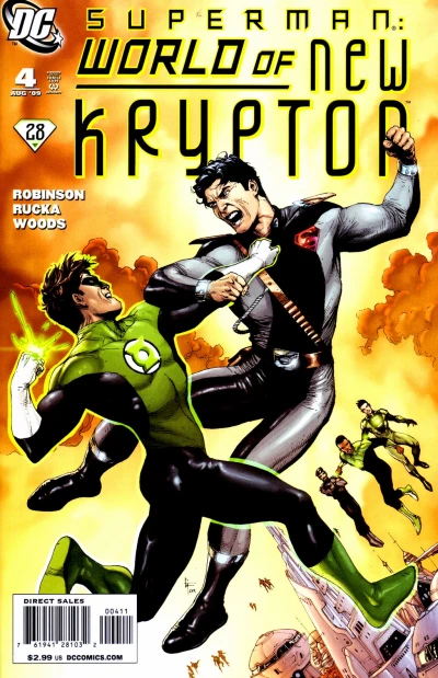Cover of World of New Krypton, Part Four