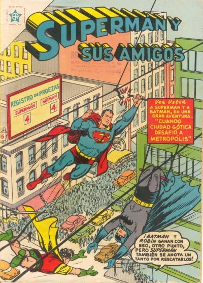 Cover of Cuando Ciudad Gotica Desafio a Metropolis