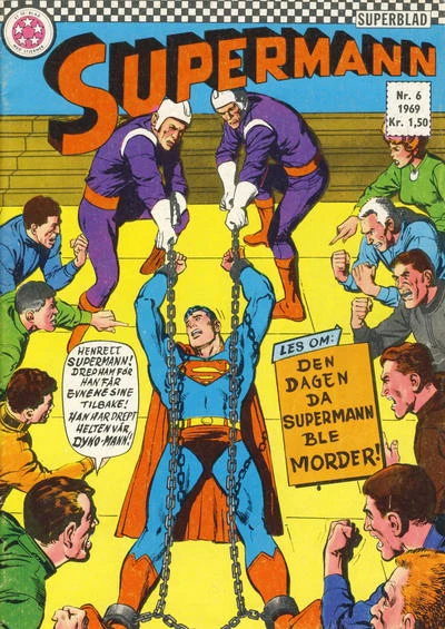 Cover of Den Dagen Da Supermann ble Morder