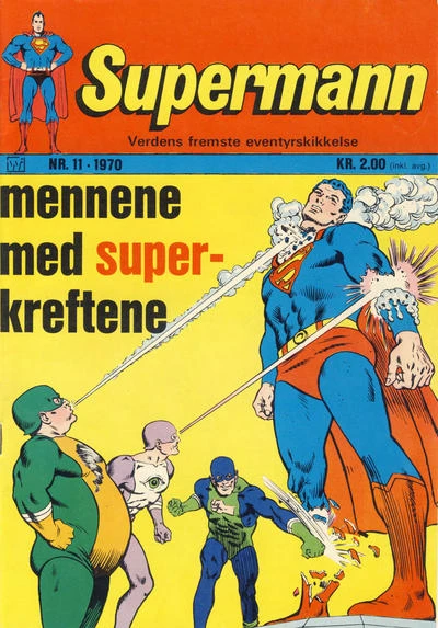 Cover of Mennene med super-kreftene
