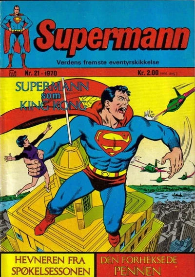 Cover of Supermann som King Kong