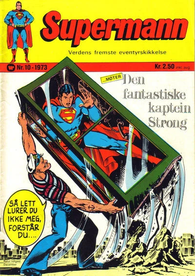 Cover of Den fantastiske kaptein Strong
