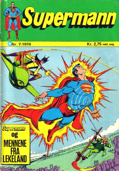 Cover of Supermann og Mennene fra Lekeland