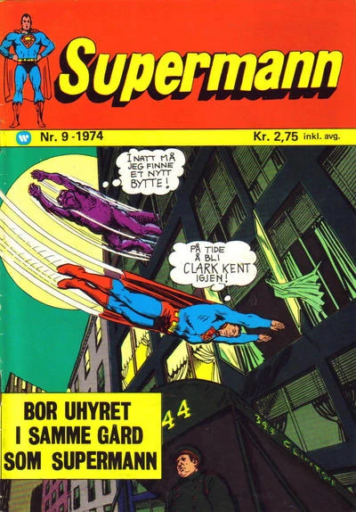 Cover of Bor uhyret i samme gård som Supermann