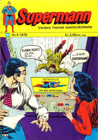 Cover of Supermanns hemmelige identitet