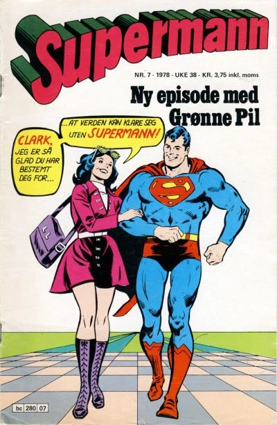 Cover of Clark Kent, forsvinn ut av mitt liv!