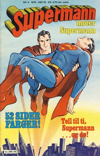 Cover of Supermann møter Supermann
