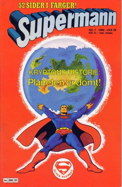 Cover of Kryptons Historie: Planeten er domt!