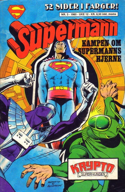 Cover of Kampen on Supermanns Hjerne