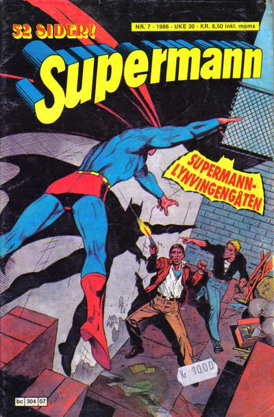Cover of Supermann-Lynvingengåten