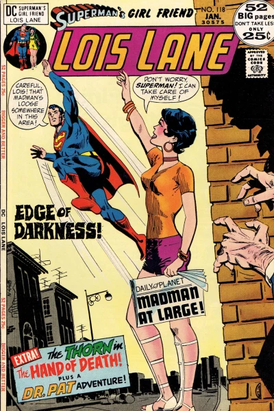 Cover of Edge of Darkness! / Dr. Pat's First Love! / Hand of Death!