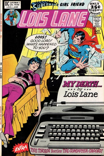 Cover of My Death ... By Lois Lane / The Computer Crooks