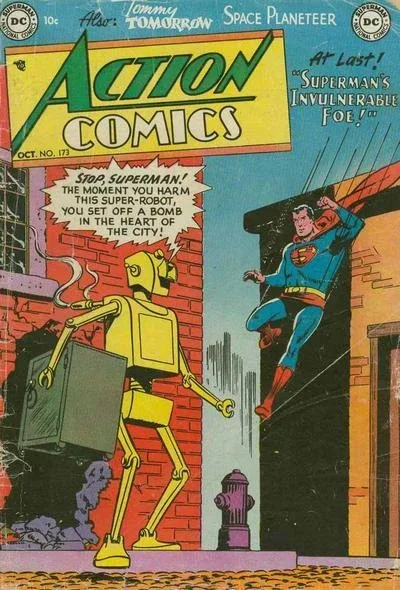 Cover of Superman's Invulnerable Foe!
