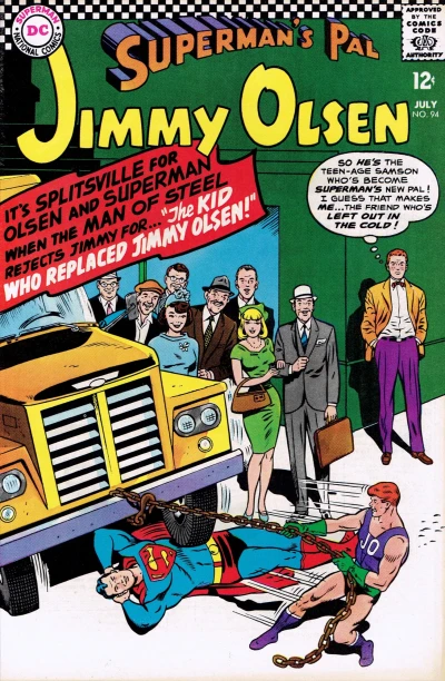 Cover of Insect-Olsen versus the Bug Bandits! / The Kid who replaced Jimmy Olsen!