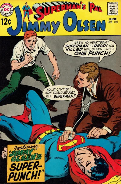 Cover of Jimmy Olsen's Super-Punch!; The Climate King!