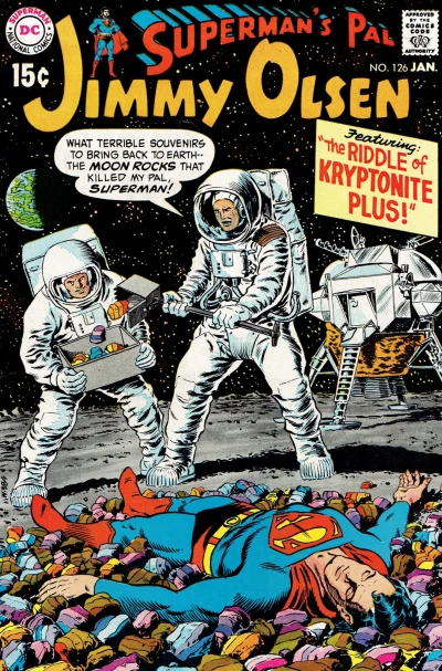 Cover of Jimmy Olsen - - Traitor!; The Mystery of Kryptonite Plus!