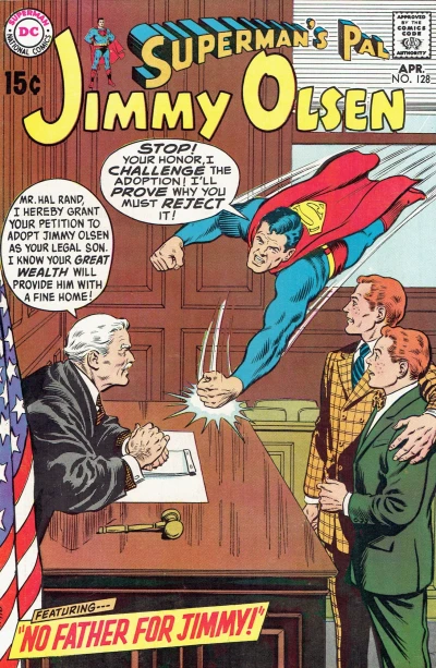 Cover of No Father for Jimmy!; The Story of Superman's Souvenirs